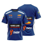 New Dominant Men 3D Printed Team Motorcycle Superbike Off-road T-shirt Men's Quick Dry Breathable Crewneck Jersey - Pendo Store