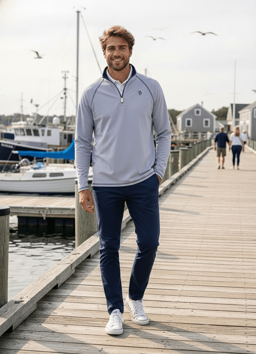 New Harbor Quarter Zip Pullover - Pendo Store