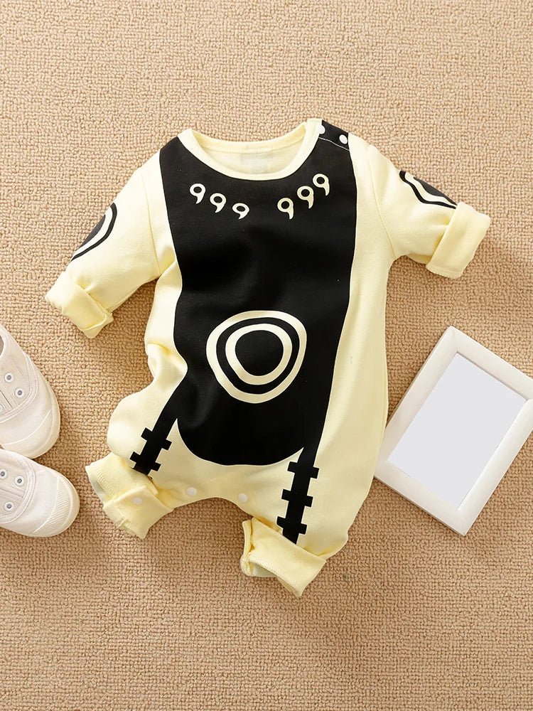 Newborn Baby Anime Cape Style Children Long Sleeve Cotton Bodysuit, Cute Kids Boys Girls Romper - Pendo Store