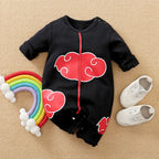 Newborn Baby Anime Cape Style Children Long Sleeve Cotton Bodysuit, Cute Kids Boys Girls Romper - Pendo Store