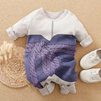 Newborn Baby Anime Cape Style Children Long Sleeve Cotton Bodysuit, Cute Kids Boys Girls Romper - Pendo Store