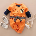 Newborn Baby Anime Cape Style Children Long Sleeve Cotton Bodysuit, Cute Kids Boys Girls Romper - Pendo Store