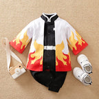Newborn Baby Anime Cape Style Children Long Sleeve Cotton Bodysuit, Cute Kids Boys Girls Romper - Pendo Store
