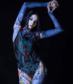 Nightmare Tattoo One-Piece Swimsuit - Pendo Store