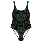 Nightmare Tattoo One-Piece Swimsuit - Pendo Store