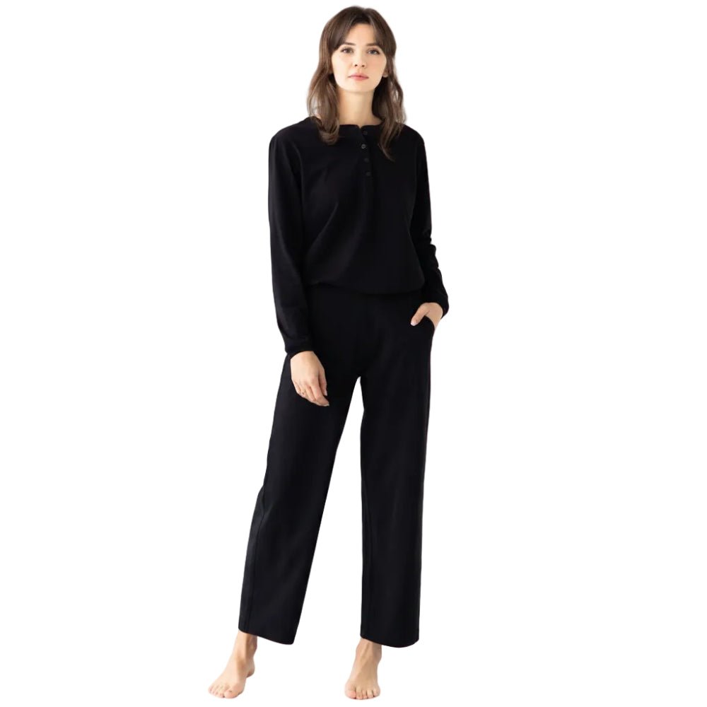 Pima Cotton Straight Leg Pants - Pendo Store