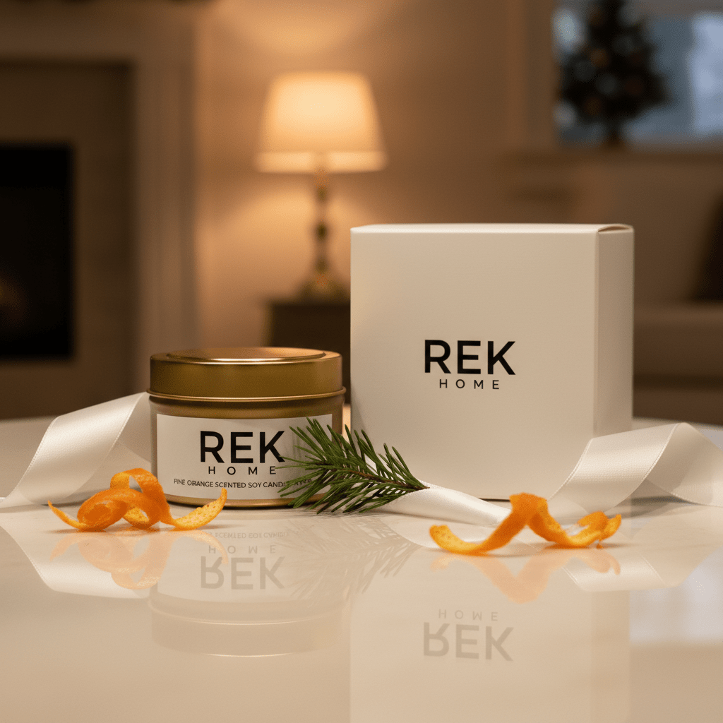 Pine Orange Soy Candle