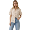 Polka Dot Bubble Sleeve Blouse - Pendo Store