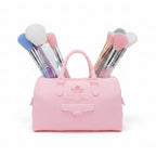 Pink Duffel Makeup Brush Holder