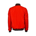 Red Moto Style Leather Jacket - Pendo Store