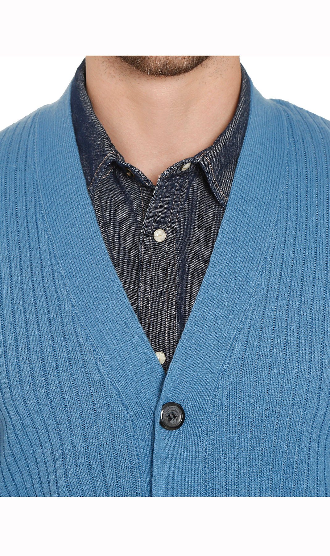 Rib Knit Button Front Sweater Vest - Pendo Store