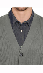 Rib Knit Button Front Sweater Vest - Pendo Store