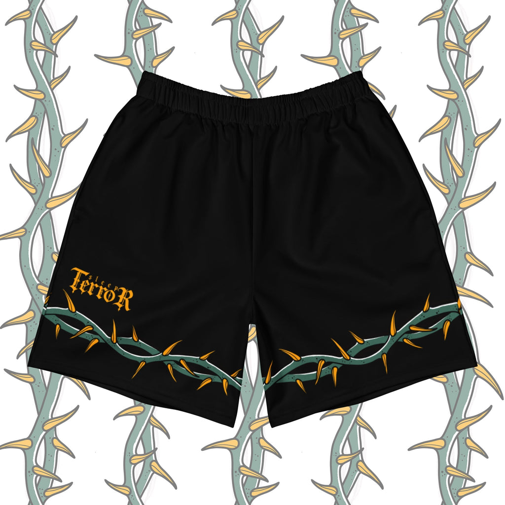 Ring of Thorns Men’s Gym Shorts – Tattoo-Inspired Activewear - Pendo Store