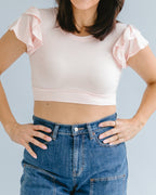 Ruffle Sleeve Halftee - Pendo Store