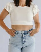 Ruffle Sleeve Halftee - Pendo Store