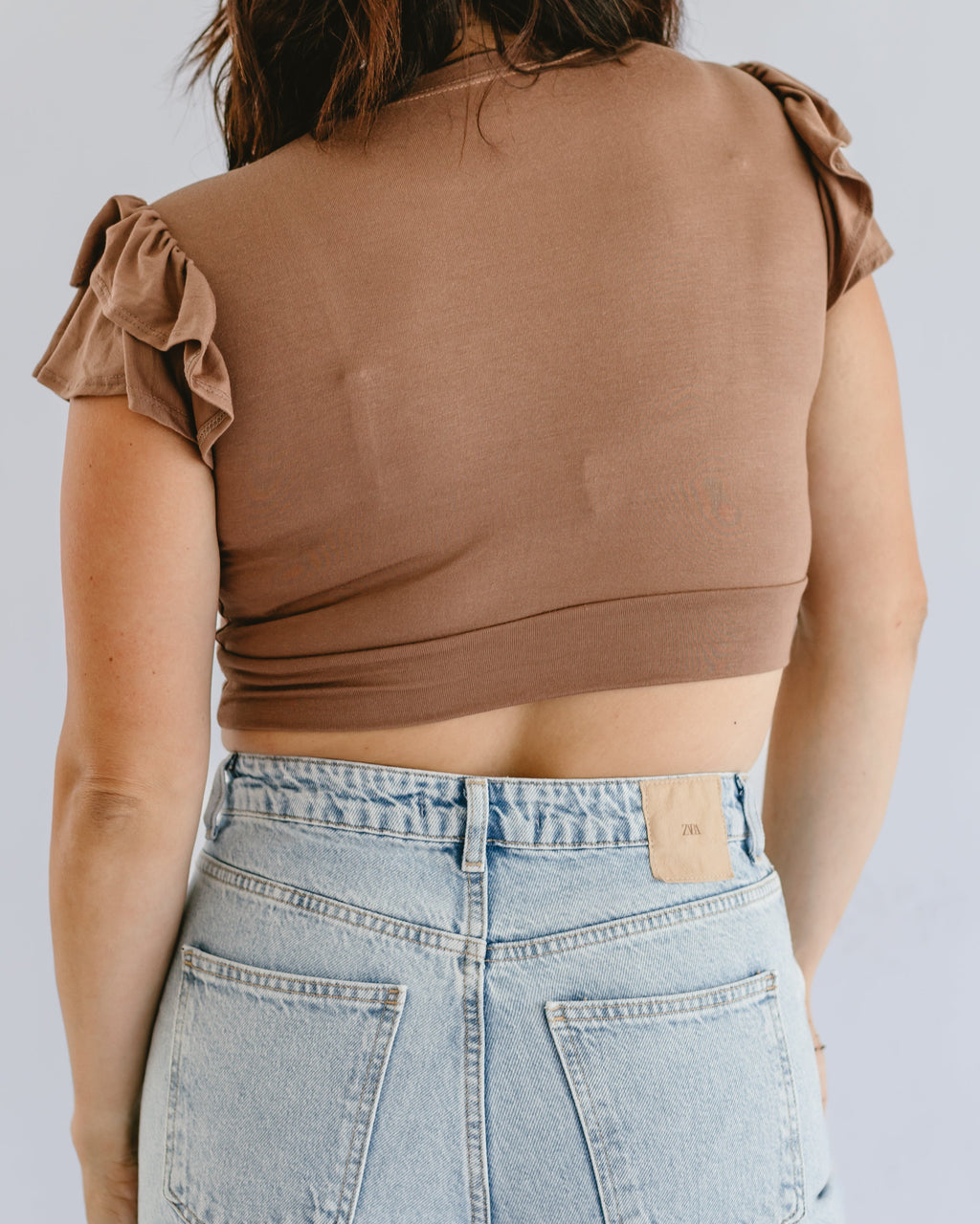 Ruffle Sleeve Halftee - Pendo Store