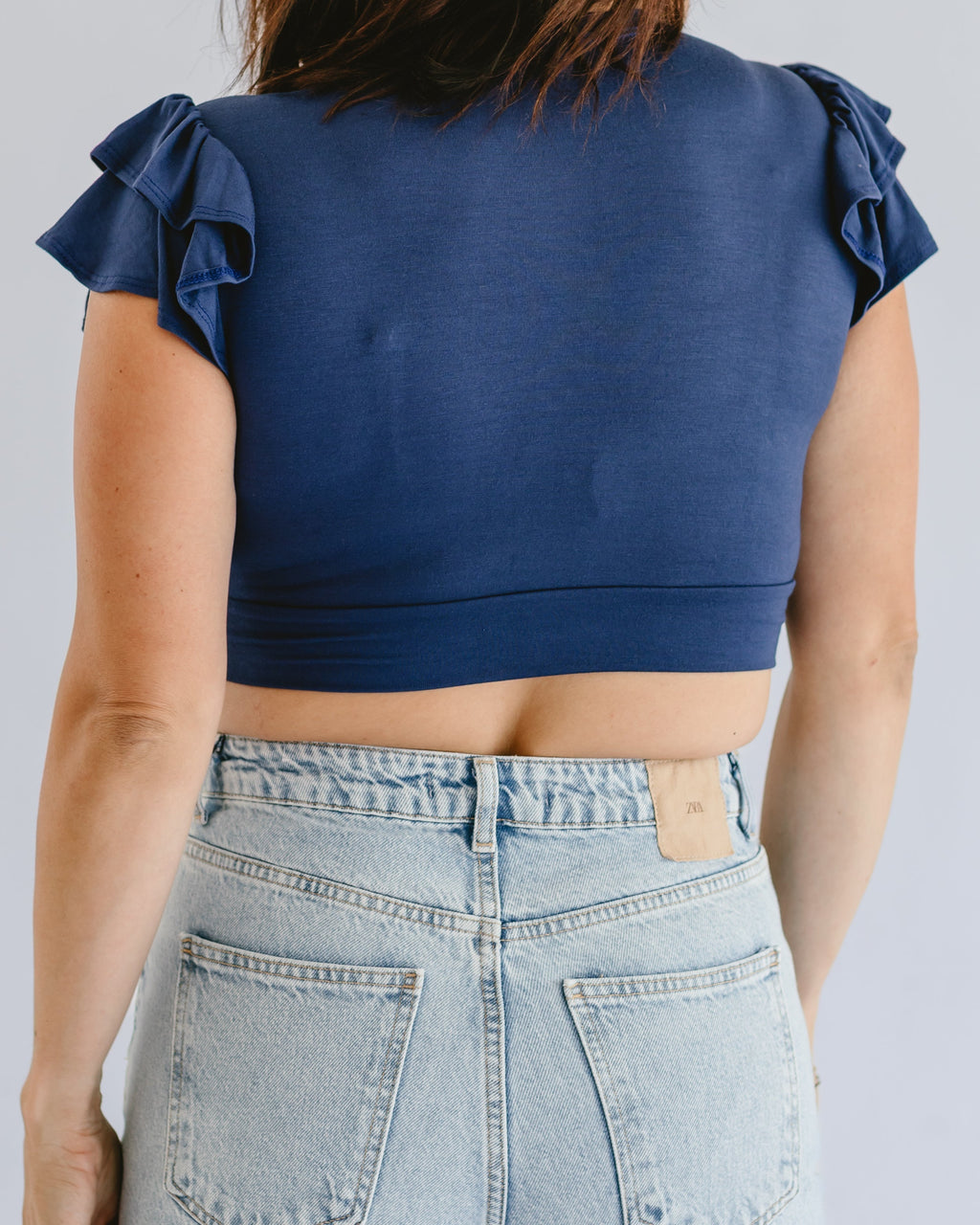 Ruffle Sleeve Halftee - Pendo Store