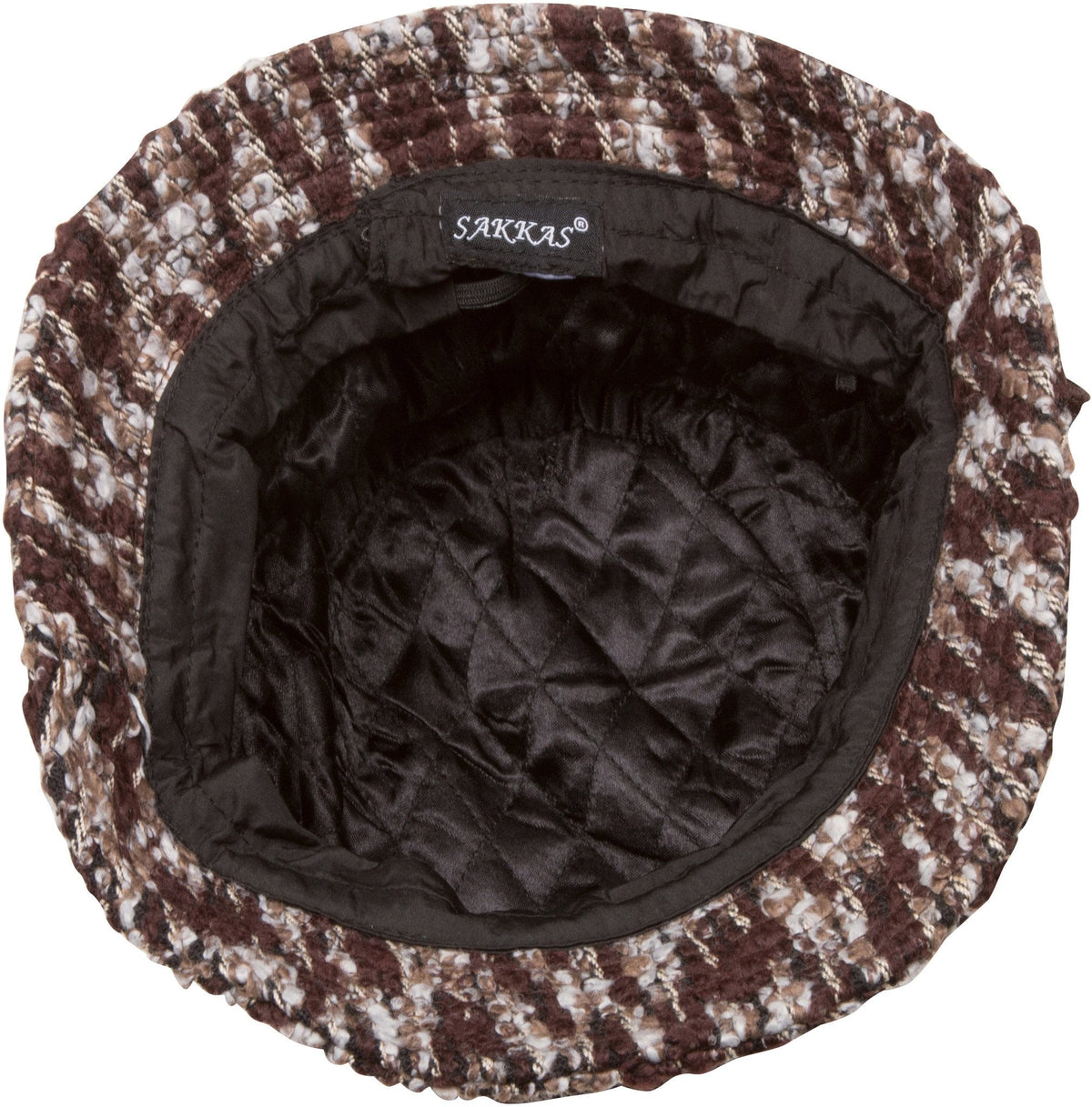 Sakkas Womens Wool Blend Foldable Cloche Bucket Winter Hat with Velvet Flower Accent - Pendo Store
