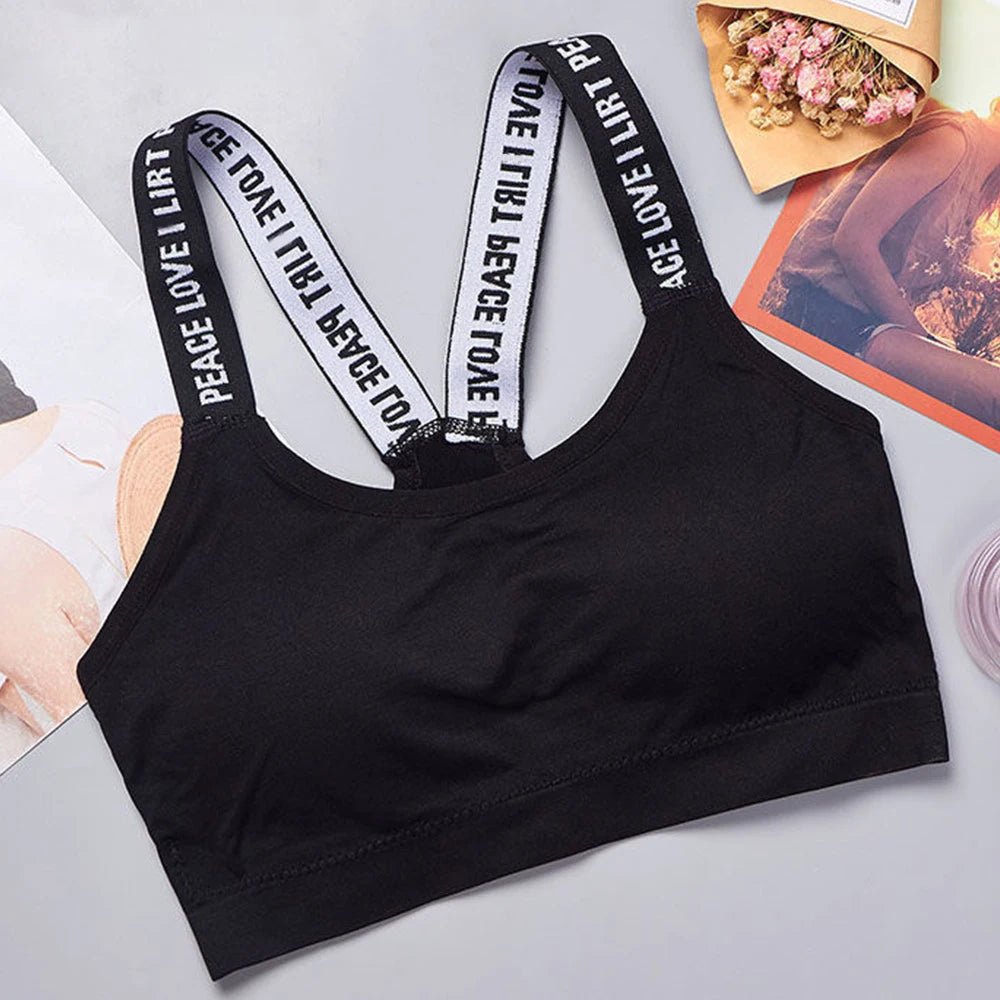 Seamless Wide Strap Sports Crop Top - Pendo Store