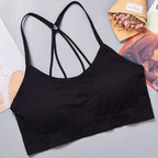 Seamless Wide Strap Sports Crop Top - Pendo Store