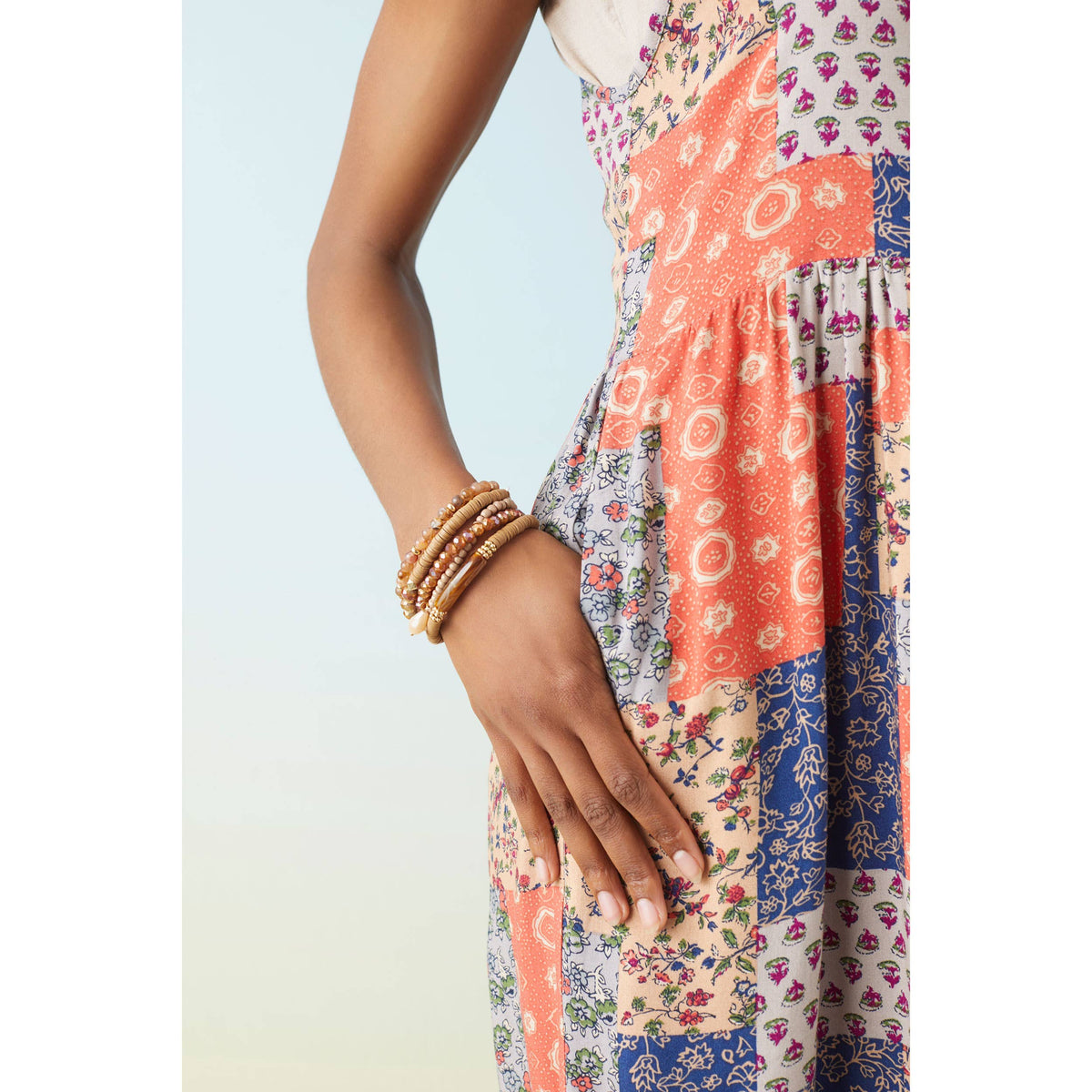 Serenity Patchwork Jumpsuit with Side Pockets - Pendo Store
