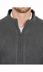 Sherpa Lined Fleece Sweater Jacket - Pendo Store