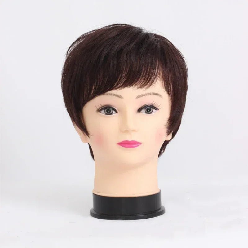 Short Straight Human Hair Wig - Pendo Store