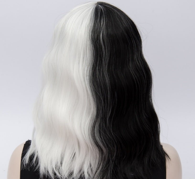 Short Wigs Similler Synthetic-Hair Halloween Kinky Cosplay Women White Straight for Black - Pendo Store