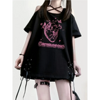 Off Shoulder Bow T-Shirt