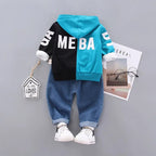 Spring and Autumn Boys Clothing Set Girls' Spring and Autumn Leisure Three piece Set Infant and Young Children's Clothing - Pendo Store