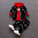 Spring and Autumn Boys Clothing Set Girls' Spring and Autumn Leisure Three piece Set Infant and Young Children's Clothing - Pendo Store