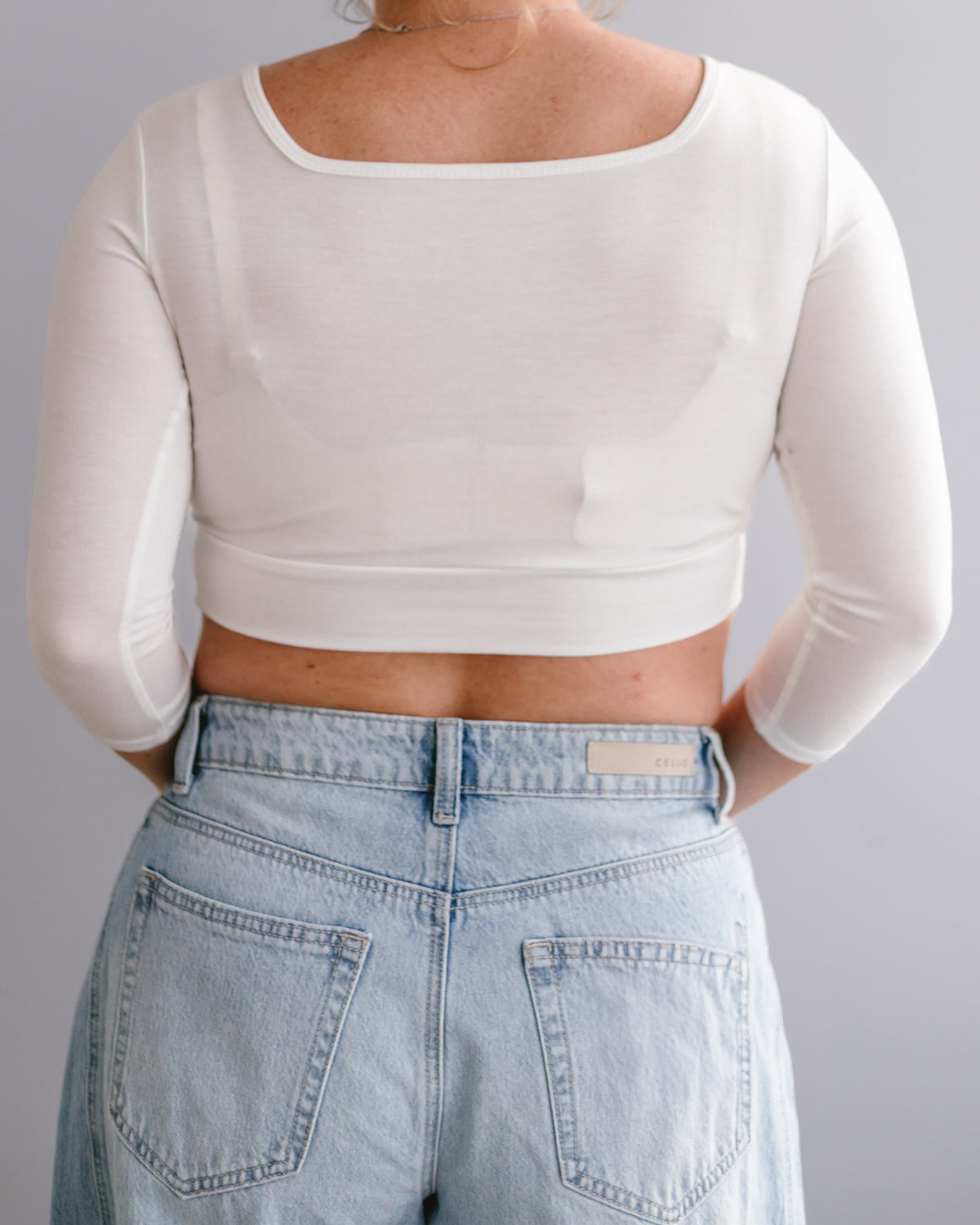 Square Neck 3/4 Sleeve - Pendo Store