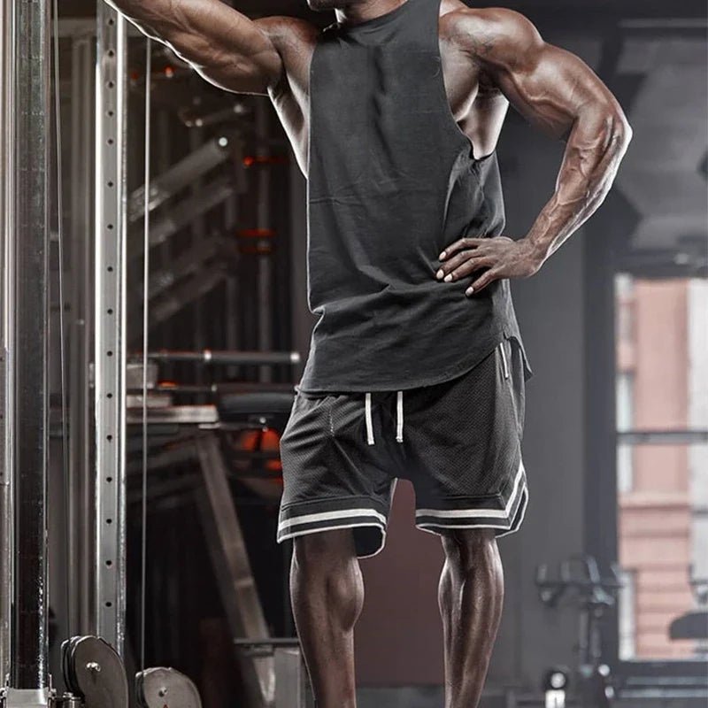 Summer Basketball Shorts Male Casual Sports Shorts Mesh Fitness Short Trousers Breathable Five Points Pant Y2k Running Clothing - Pendo Store