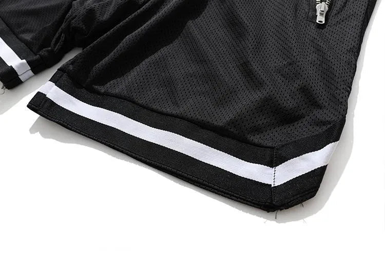 Summer Basketball Shorts Male Casual Sports Shorts Mesh Fitness Short Trousers Breathable Five Points Pant Y2k Running Clothing - Pendo Store