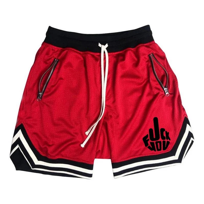 Summer Basketball Shorts Male Casual Sports Shorts Mesh Fitness Short Trousers Breathable Five Points Pant Y2k Running Clothing - Pendo Store