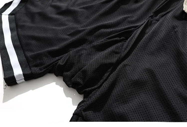 Summer Basketball Shorts Male Casual Sports Shorts Mesh Fitness Short Trousers Breathable Five Points Pant Y2k Running Clothing - Pendo Store