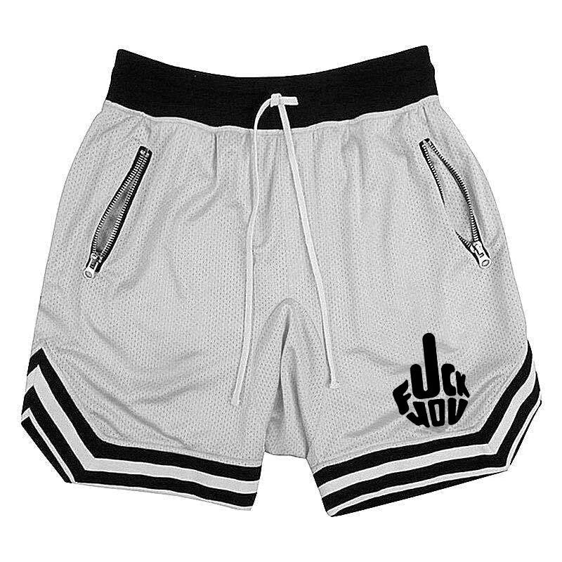 Summer Basketball Shorts Male Casual Sports Shorts Mesh Fitness Short Trousers Breathable Five Points Pant Y2k Running Clothing - Pendo Store