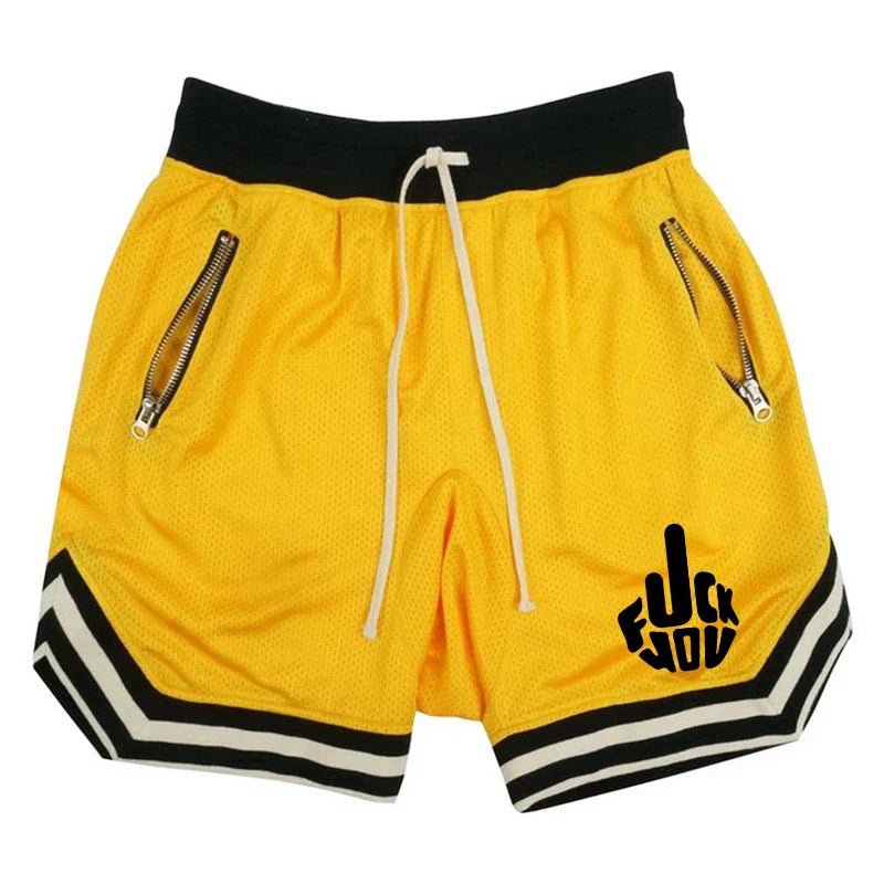 Summer Basketball Shorts Male Casual Sports Shorts Mesh Fitness Short Trousers Breathable Five Points Pant Y2k Running Clothing - Pendo Store