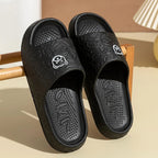 Summer Fashion Men's Slippers Printting Little Bear Sandals Indoor Bathroom Non-slip Soft Women Dormitory Casual Shoes Couple - Pendo Store