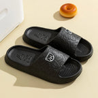 Summer Fashion Men's Slippers Printting Little Bear Sandals Indoor Bathroom Non-slip Soft Women Dormitory Casual Shoes Couple - Pendo Store