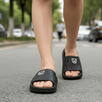 Summer Fashion Men's Slippers Printting Little Bear Sandals Indoor Bathroom Non-slip Soft Women Dormitory Casual Shoes Couple - Pendo Store