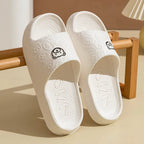 Summer Fashion Men's Slippers Printting Little Bear Sandals Indoor Bathroom Non-slip Soft Women Dormitory Casual Shoes Couple - Pendo Store