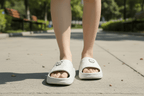 Summer Fashion Men's Slippers Printting Little Bear Sandals Indoor Bathroom Non-slip Soft Women Dormitory Casual Shoes Couple - Pendo Store