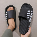 Summer Fashion Slippers For Men Indoor Outdoor Sandals Beach Flip Flop Thick Sole Male Slides Summer Non-Slip Men Shower Slipper - Pendo Store