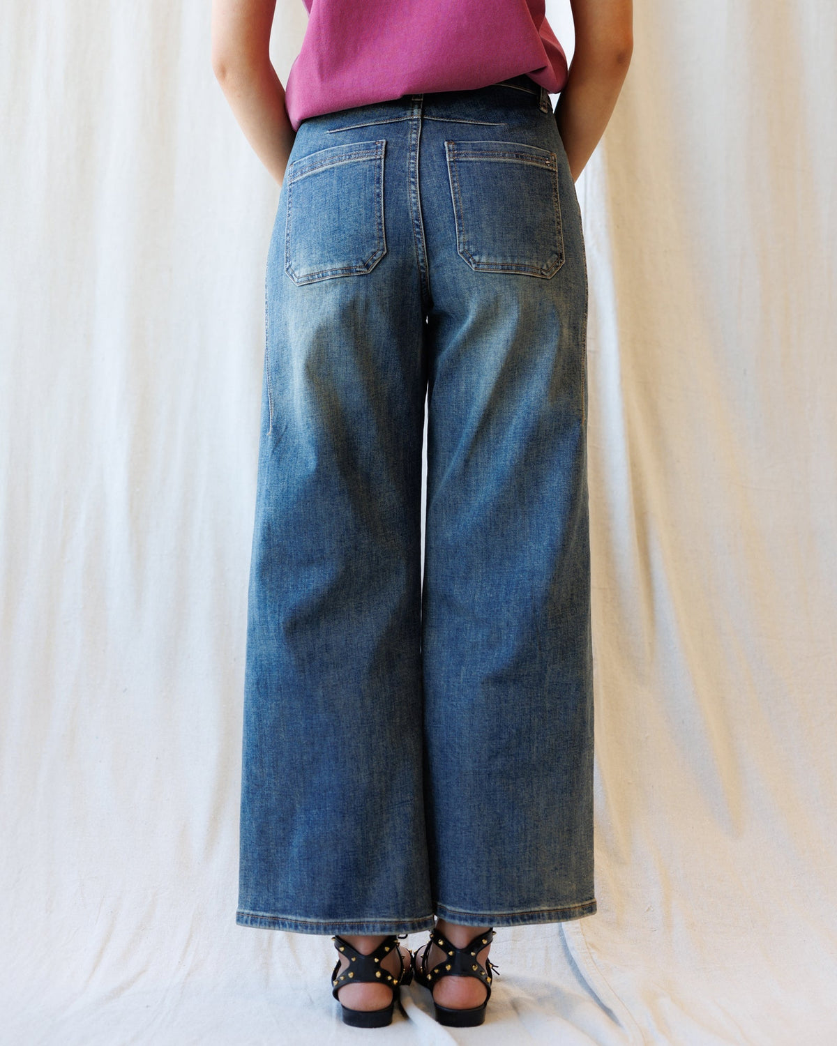 Super High Ankle Wide Leg Flattering Seam - Pendo Store