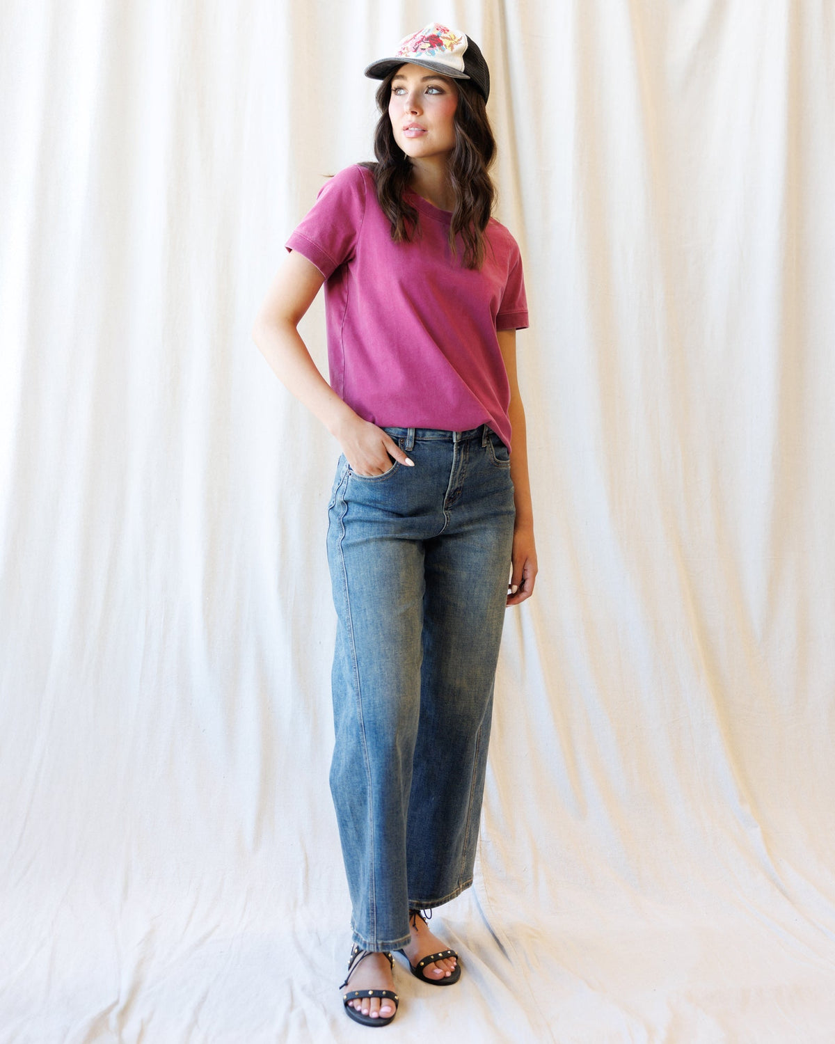 Super High Ankle Wide Leg Flattering Seam - Pendo Store