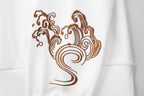SW9014 Destiny Koi Embroidery Sweater - Pendo Store