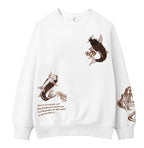 SW9014 Destiny Koi Embroidery Sweater - Pendo Store