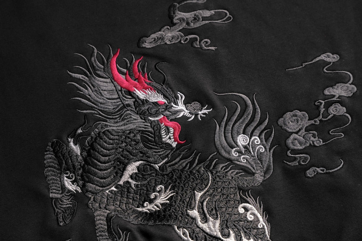 SW9102 Embroidered Kirin Sweater - Pendo Store