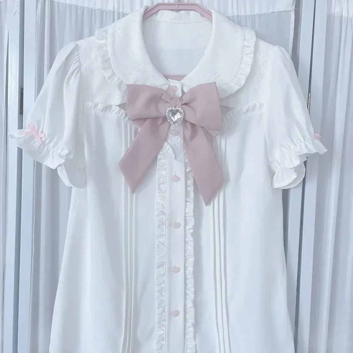 Sweet Fairy Kei Ribbon Blouse - Pendo Store